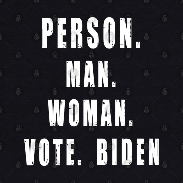 Person Woman Man Vote Biden President 2020 Election Democrat by qrotero